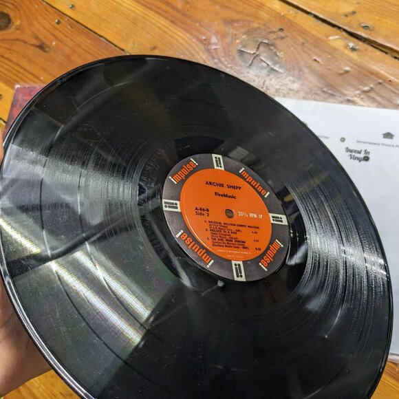 ARCHIE SHEPP - FIRE MUSIC  (1965 OG MONO) & MARION BROW VG+ - Picture 16 of 16